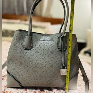 MICHAEL Michael KorsMercer Gallery Medium Perforated Leather Tote.
